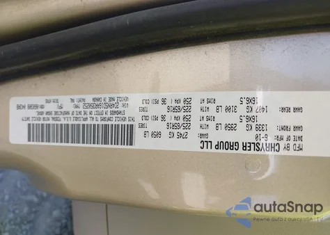 2010 Dodge Grand Caravan Sxt z USA, uszkodzony, nr VIN 2D4RN5D16AR350252